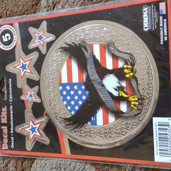 Eagle decals Unites we Stand vtg - Picture 5 of 6
